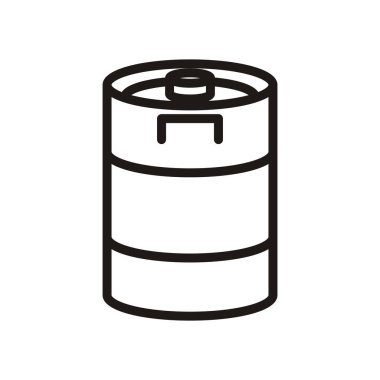 Bira metal fıçısı uluslararası gündüz tarzı içecek.