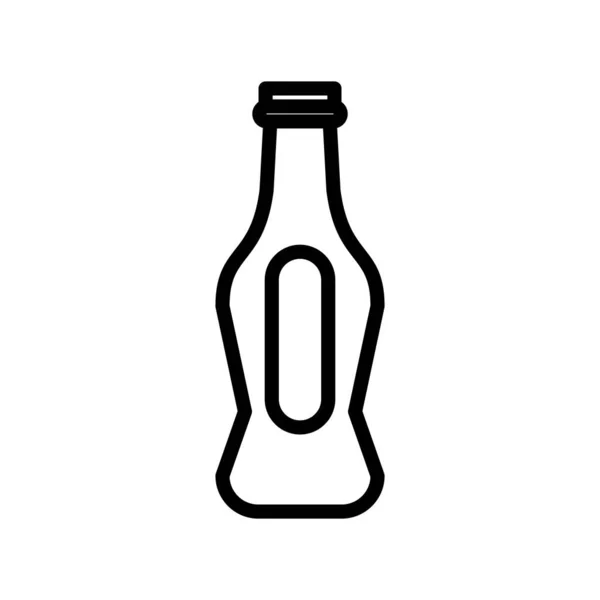 Botol bir minum internasional gaya hari - Stok Vektor