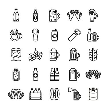Uluslararası bira günü simgeleri paketi