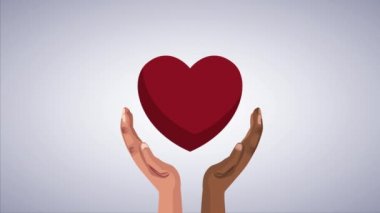 Irkçılık kampanyasını durdurmak için ırklar arası eller yürek kaldırır