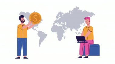 Para ve dizüstü bilgisayarı olan işadamları canlandırıldı