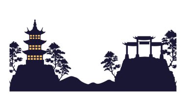 Japon başyargıçları ve kale anıtları mimarisi