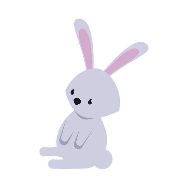 Uroczy królik Wielkanoc charakter sezonu — Wektor stockowy