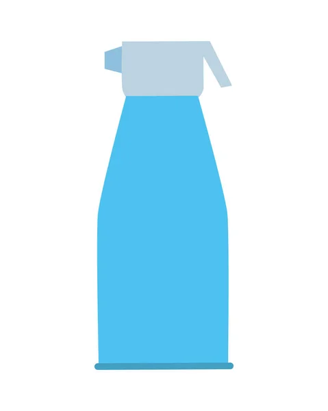 Botella limpiador de salpicaduras icono aislado — Vector de stock