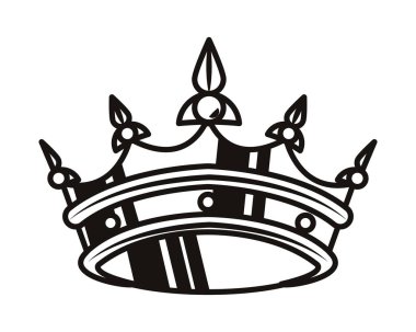 Kraliyet dövme sanatsal simgesi
