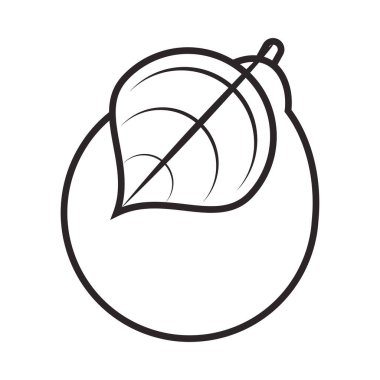 Mango taze lezzetli meyve izole edilmiş stil simgesi