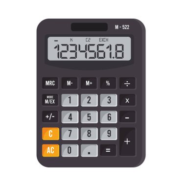 hesap makinesi matematik aygıtı izole edilmiş simge