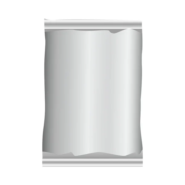 Sac d'emballage gris icône du produit — Image vectorielle