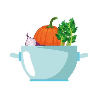 Taze sebzeler ve sağlıklı yiyecekler.