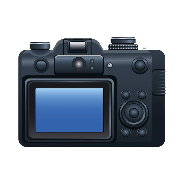 Camera digital technology isolated icon — Stock Vector