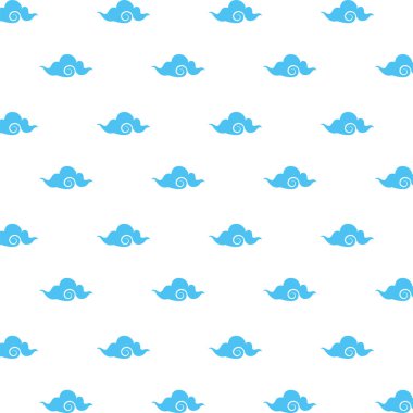 Japon bulutları tarzı arkaplan