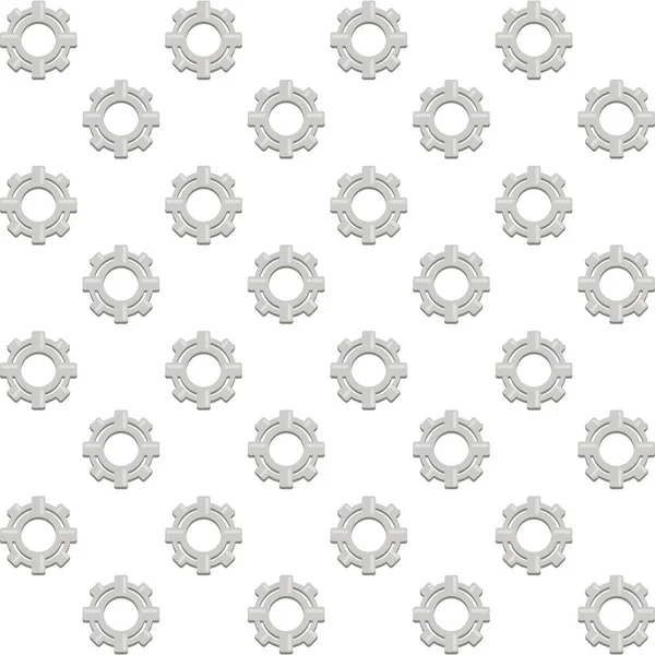 Gears machine settings pattern background — Stock Vector