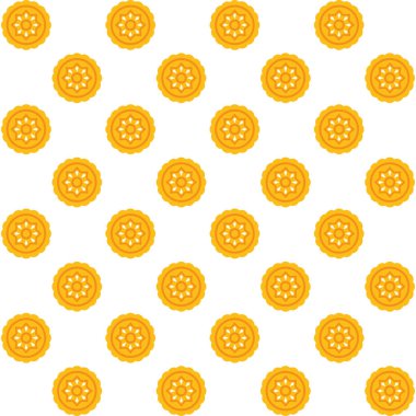 Sarı çiçekler bahçe desenli arka plan