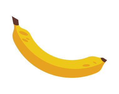 muz taze lezzetli meyve izole edilmiş stil simgesi