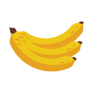 muz taze lezzetli meyve izole edilmiş stil simgesi