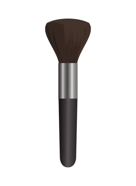 Maquillage élément de brosse icône — Image vectorielle