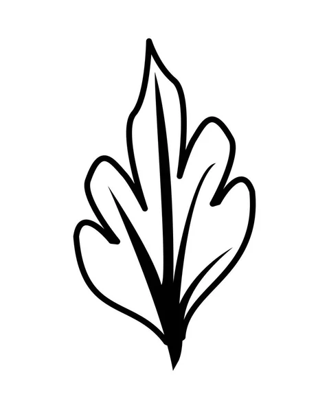 Espinacas saludable vegetal aislado icono de estilo — Vector de stock