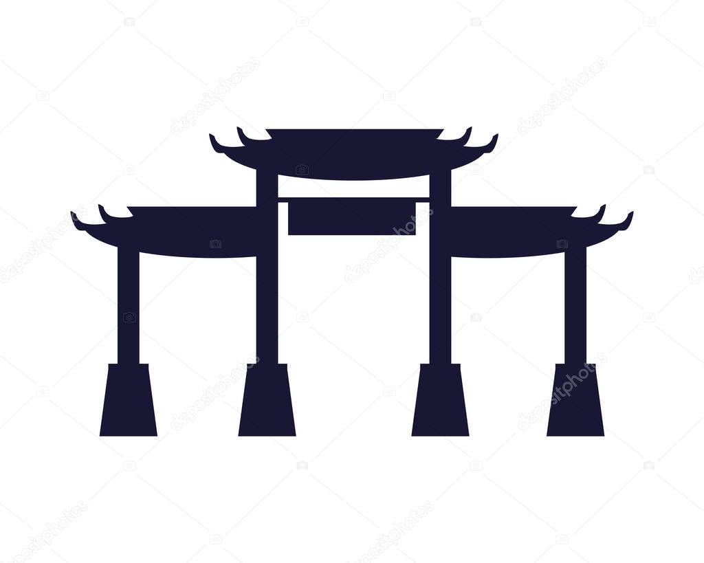 japanese archs monuments architecture icon