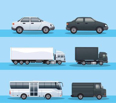 Araç taşıma simgeleri demeti