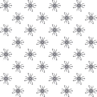 işlemciler elektronik çip desen arka planı