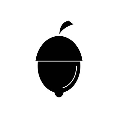 Navratri fındık siluet biçimi simgesi