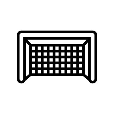 futbol kemeri hedef çizgisi simgesi