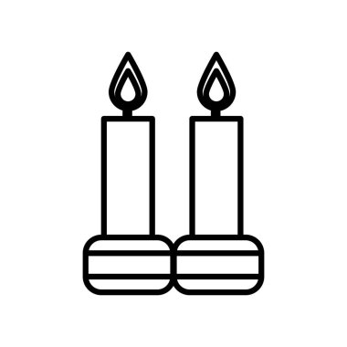 mum ateş hattı biçimi simgesi