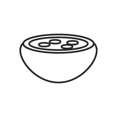 Malai kofta navratri çizgisi biçimi simgesi