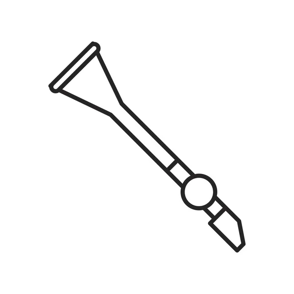Значок линии навратри шехнай — стоковый вектор