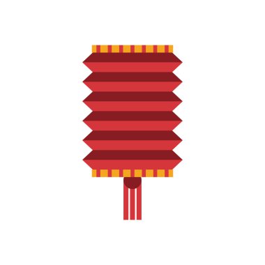 Çin Lambası Festivali Dekorasyonu Düz Stil Simgesi