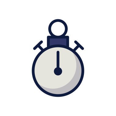 kronometre zaman çizgisi ve biçim simgesini doldur