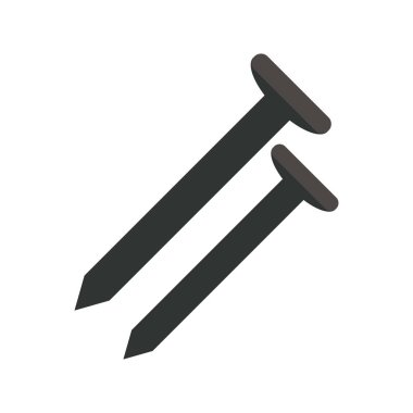 araç çivileri düz biçim simgesi