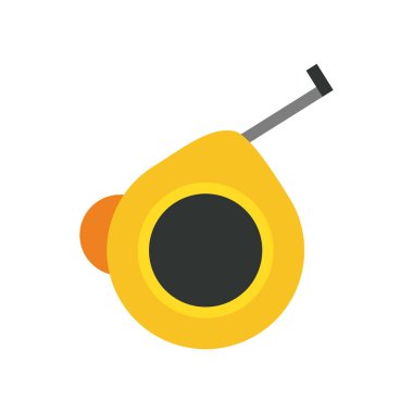 Teyp Ölçüm aracı düz biçim simgesi