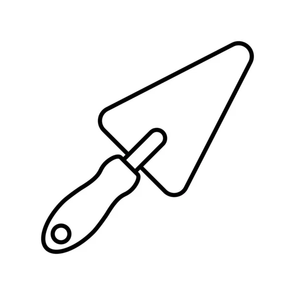 Значок стилю лінії інструменту шпателя — стоковий вектор