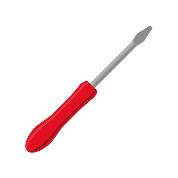 Screwdriver tool style flat icon — Stock Vector