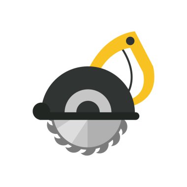 elektrikli testere aracı düz biçim simgesi