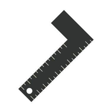 kural aracı düz biçim simgesi