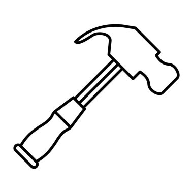 çekiç aracı satır biçimi simgesi