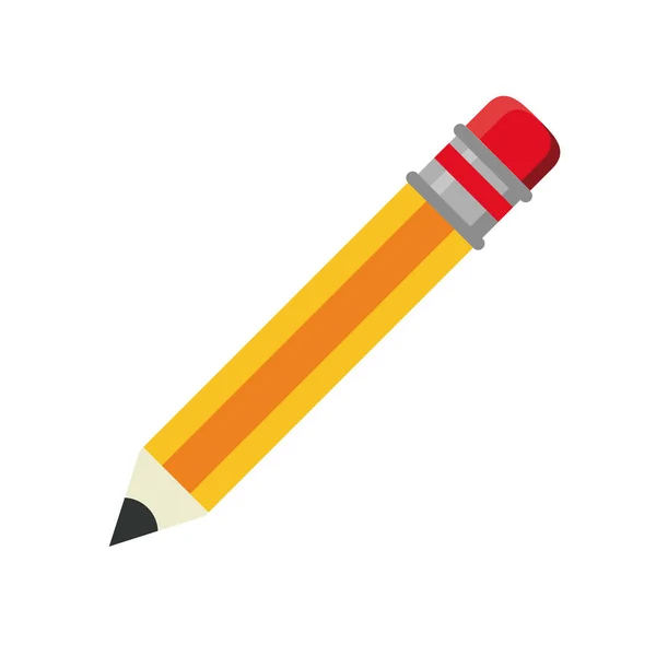 Outil crayon icône de style plat — Image vectorielle