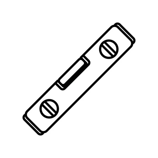 Ebene Werkzeugzeile Stil-Symbol — Stockvektor