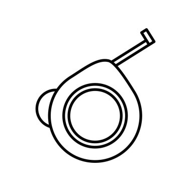 Teyp Ölçüm aracı satır biçimi simgesi