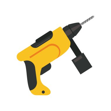 elektrikli matkap biçimi düz simge