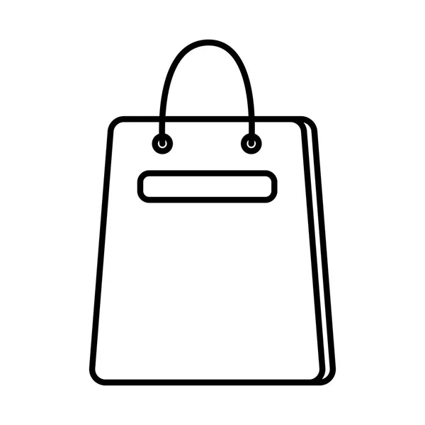 Ikona stylu nákupní tašky — Stockový vektor