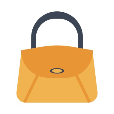 Kadın çanta sapı düz stil simgesi