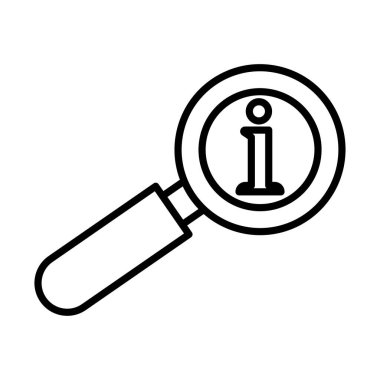 İnternet sembolü biçim simgesine sahip büyüteç