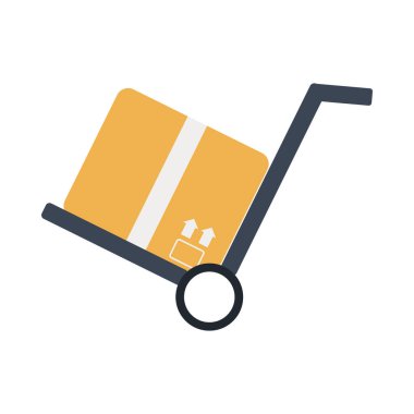 posta servisi düz biçim simgesinde kutu