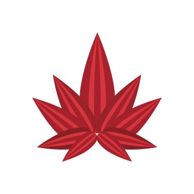 Çin nilüfer çiçeği dekoratif düz stil ikonu