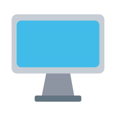 masaüstü bilgisayar düz biçim simgesi