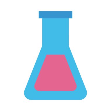 tüp test laboratuarı düz biçim simgesi