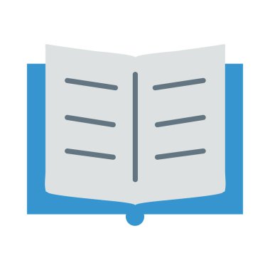 Kitap okulu arzı düz biçim simgesi
